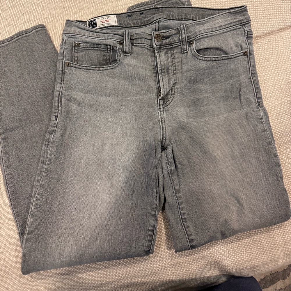 Grey jeans from the gap